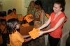 Distributing uniforms