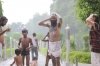 Showering in the Rain