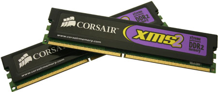 Corsair Memory Twin2X 1024A-5400UL DDR2 Memory