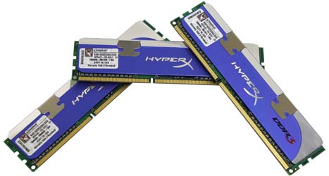 Kingston HyperX 2GHz DDR3 3GB Memory
