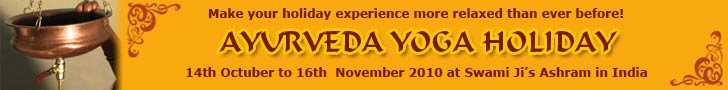 Ayurveda Yoga Holiday - a spiritual holiday in India