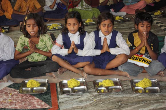 School Girls at the Ashram