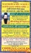 Newspaper Advertisement for Hyderabad Program