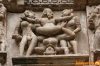 Polygamy depicted in Khajuraho