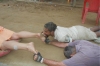 Devotees fully surrendered to their Guru