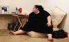 Fat Woman with a Computer