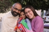 Swami Balendu with Apra and Ramona