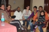 Visitiors at the Ashram
