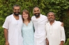 Yashendu, Eva, Swami Balendu and Munna