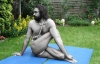 Yashendu doing Yoga
